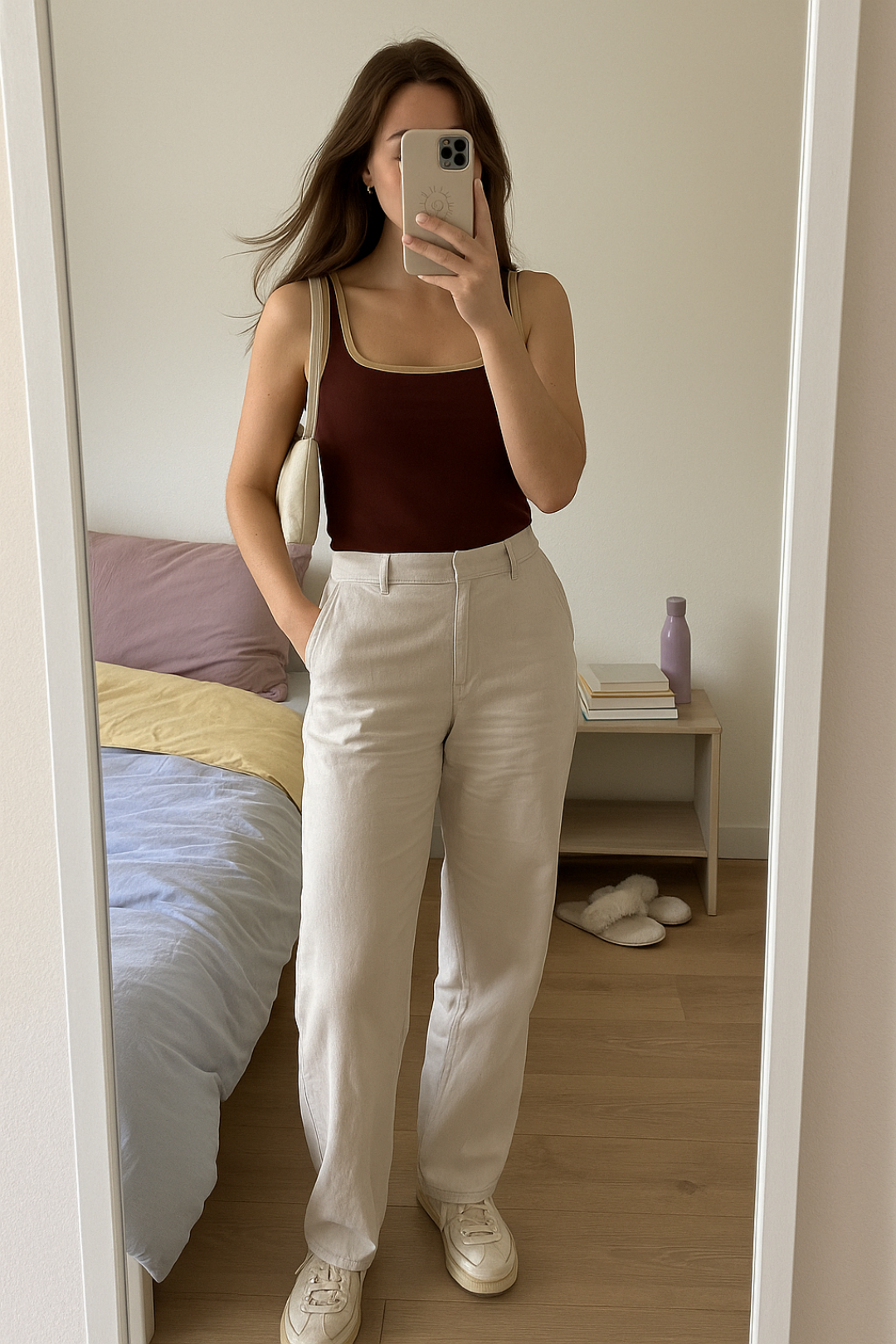 Brown Tank Top