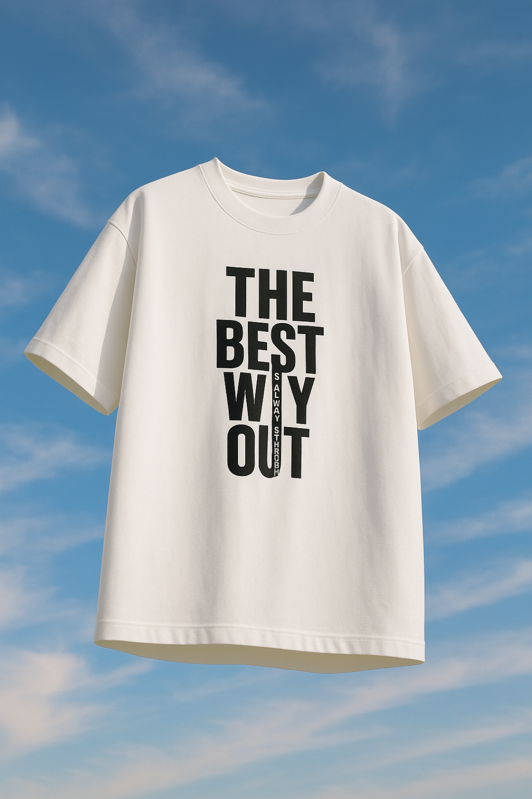 The best way out oversize t-shirt