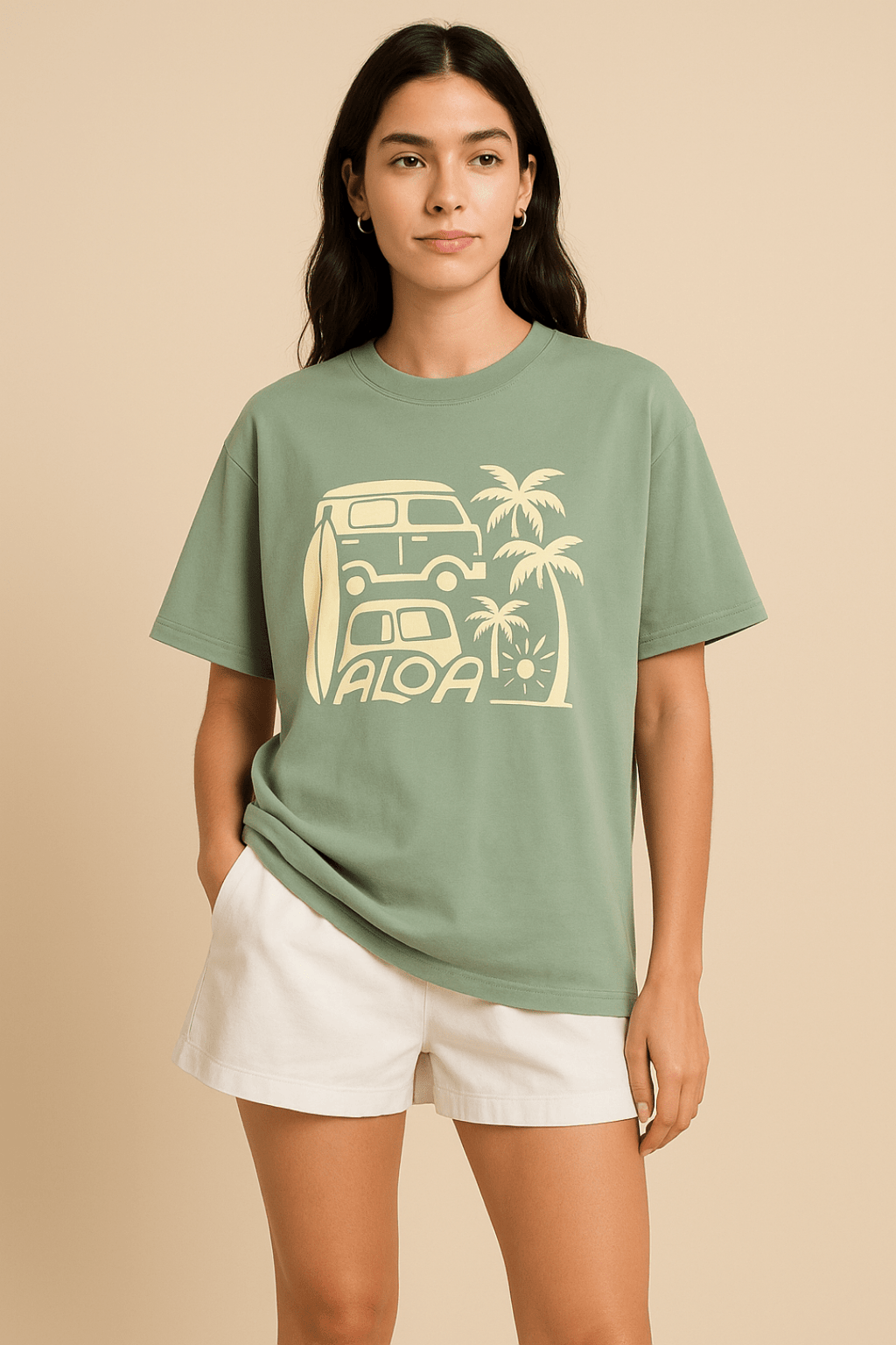 Women’s oversized cotton t-shirt India – Urbanezy