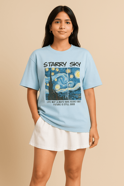 Oversized t-shirt women India – premium cotton