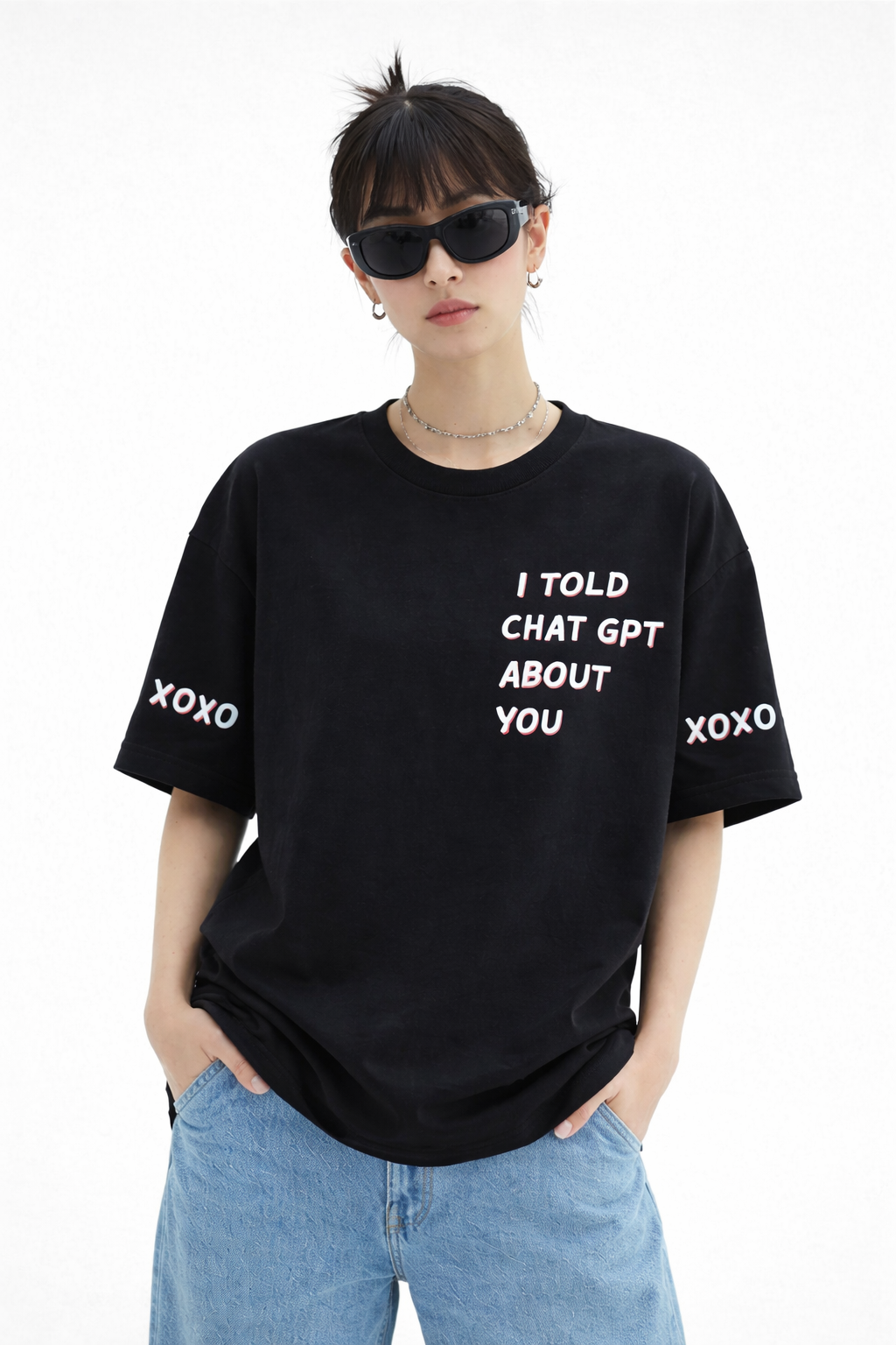 Streetwear inspired women oversized cotton printed t-shirt from Urbanezy India