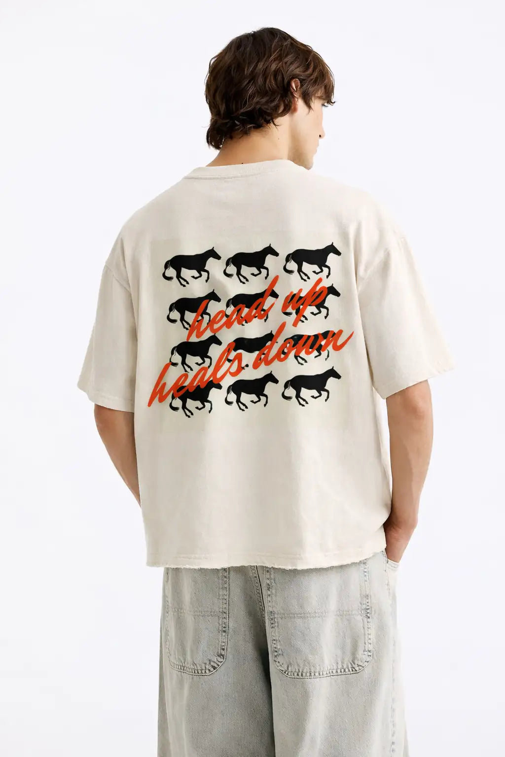 Unisex Heads Up Boxy Fit T-shirt