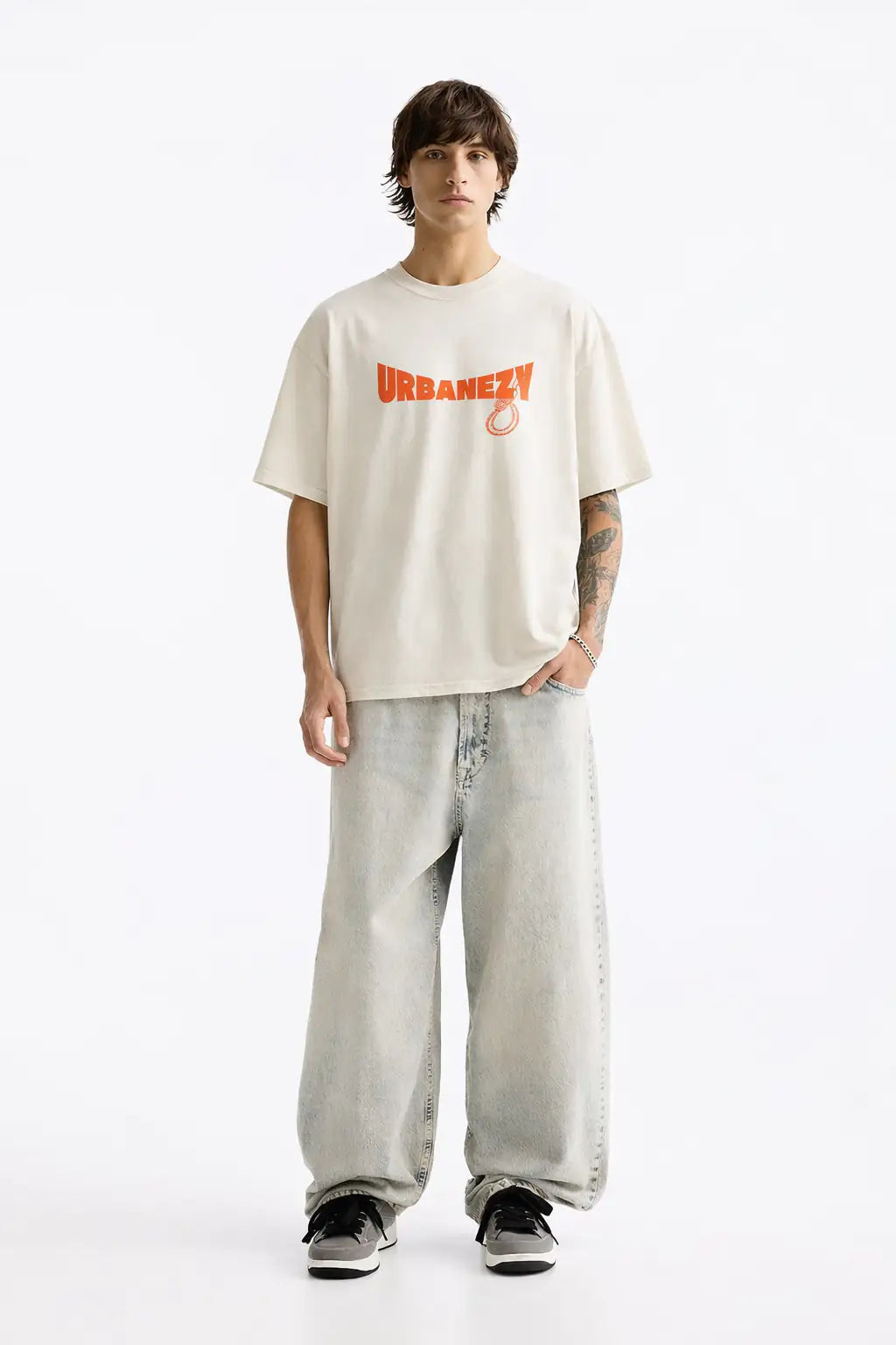 Unisex Heads Up Boxy Fit T-shirt