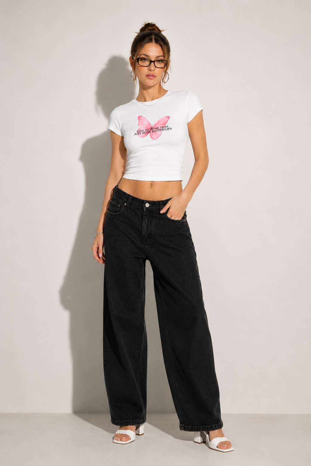 Give Me Butterflies Baby Tee
