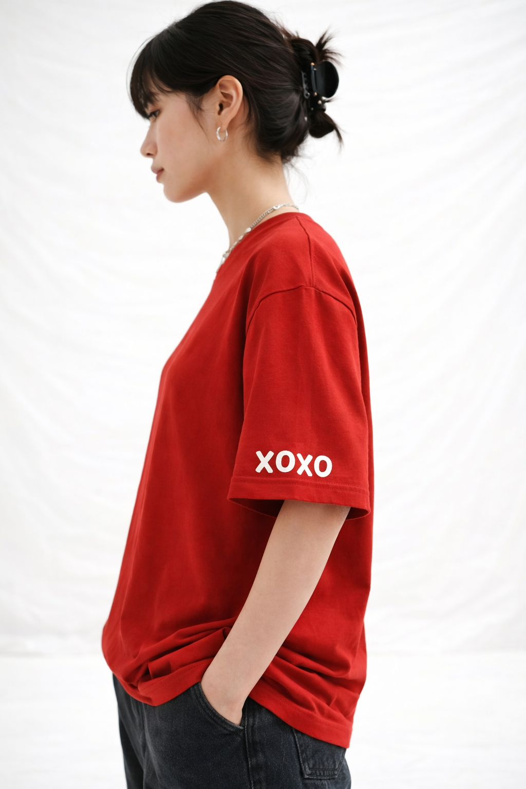 Relaxed fit women cotton printed oversized t-shirt for casual wear by Urbanezy India