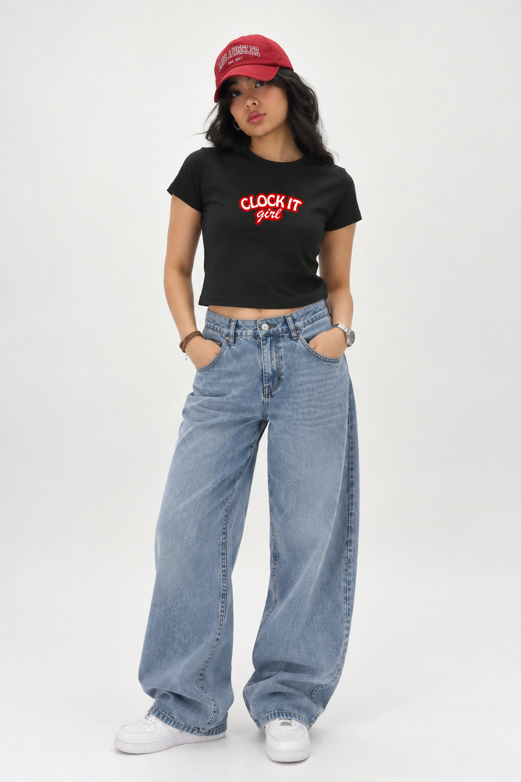 Clock It Girl Tee