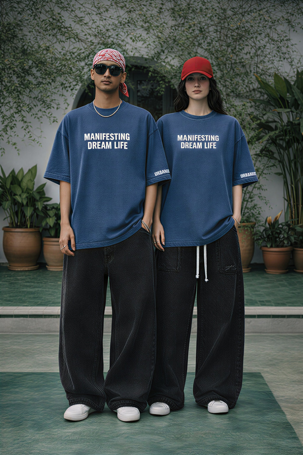 Unisex Manifesting Dream Oversize t-shirt