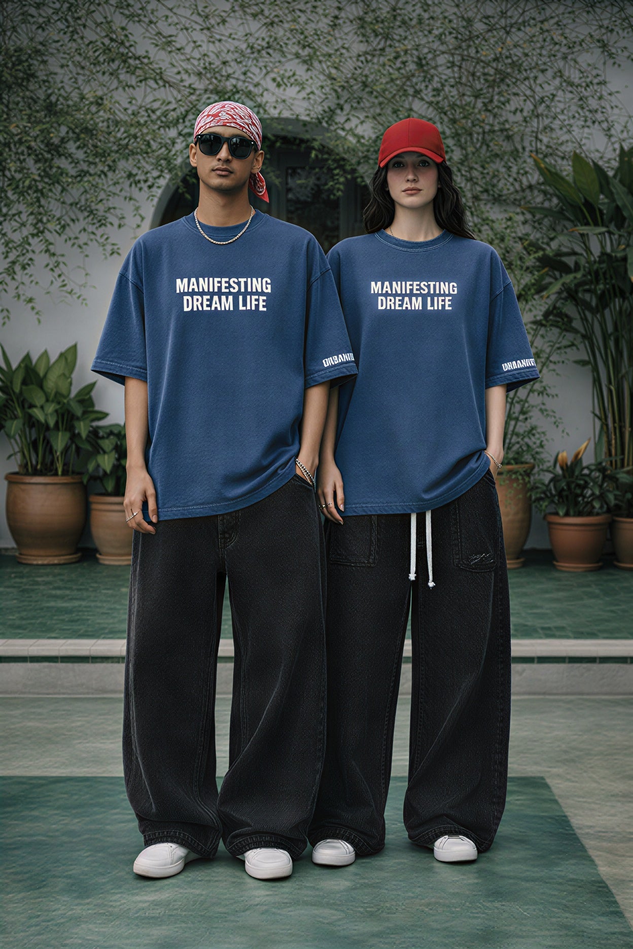 Unisex Manifesting Dream Oversize t-shirt