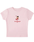 Baby Pink Baby Tee Front Design