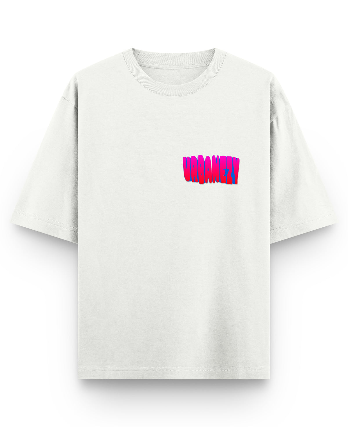 Off White Oversized T-shirt Front Design
