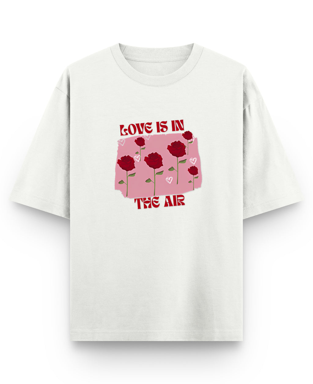 Off White Oversized T-shirt Front Design