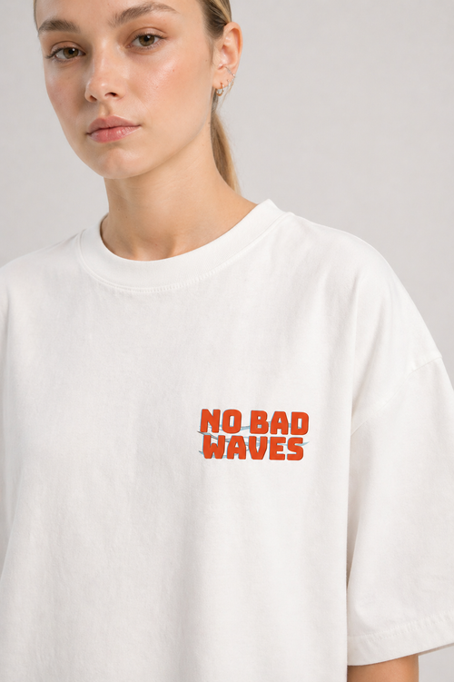 Unisex NO Bad Waves Oversize t-shirt