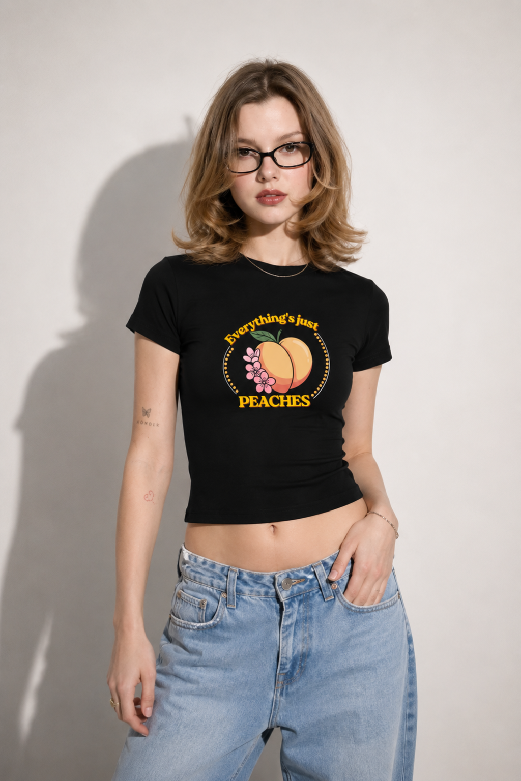 Everything's Peaches Baby Tee