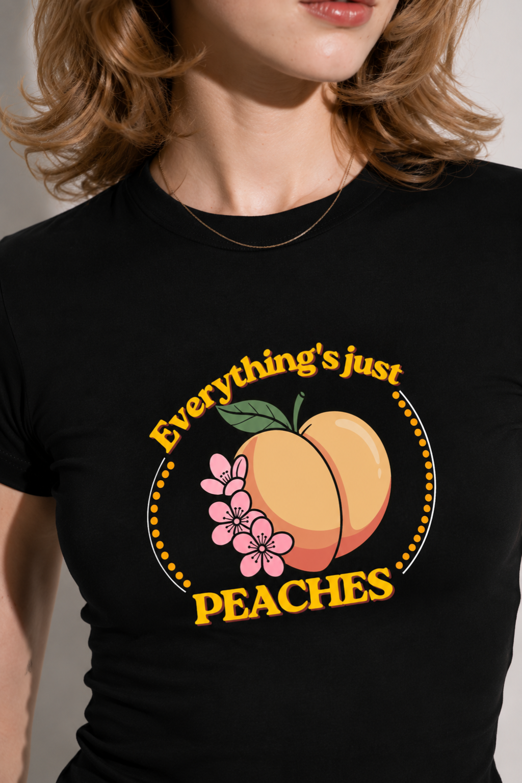 Everything's Peaches Baby Tee
