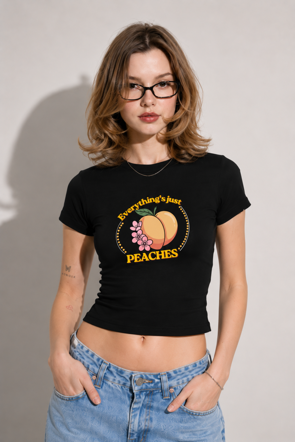 Everything's Peaches Baby Tee