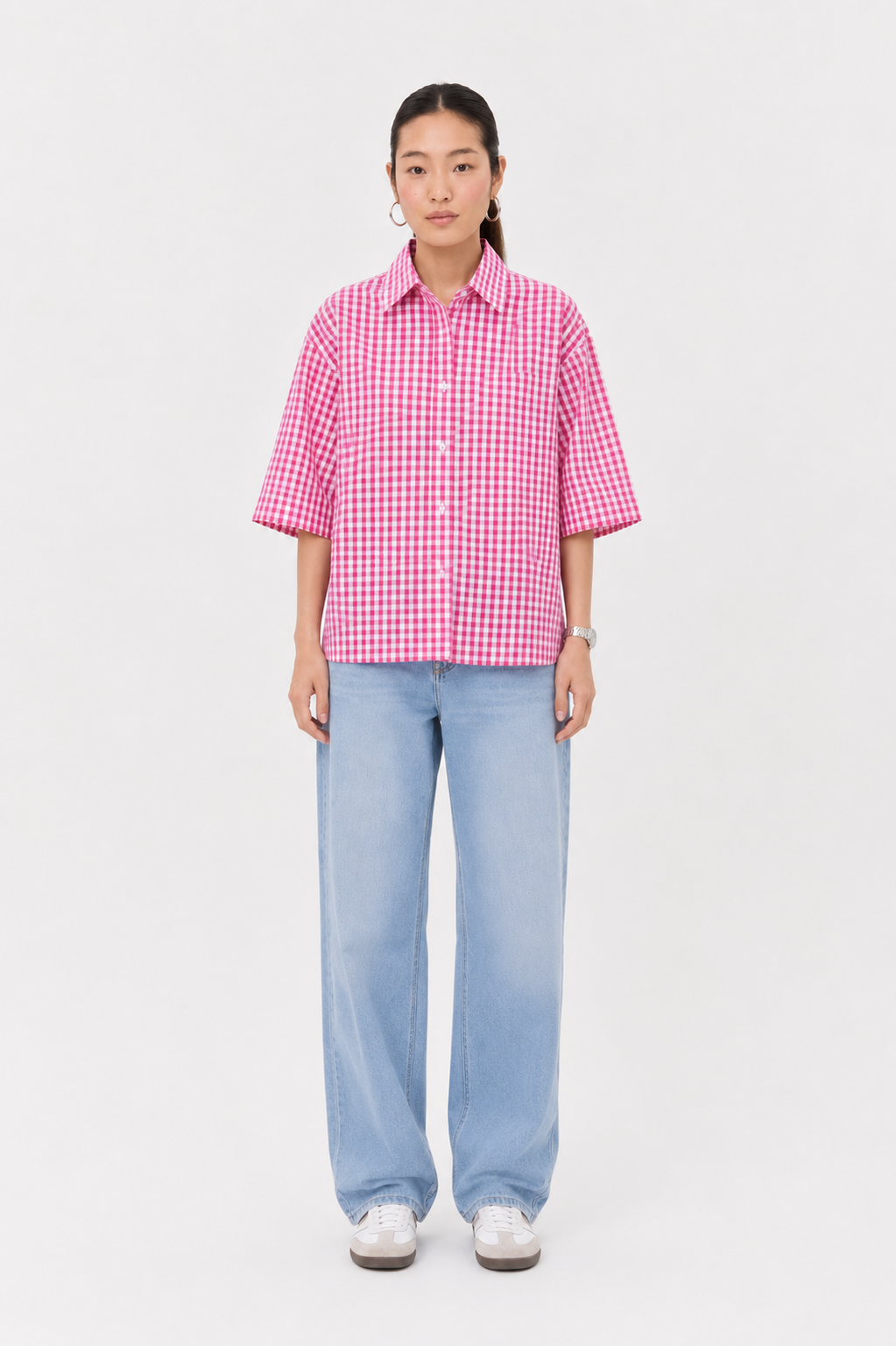 Ghingam Cotton Oxford Shirt