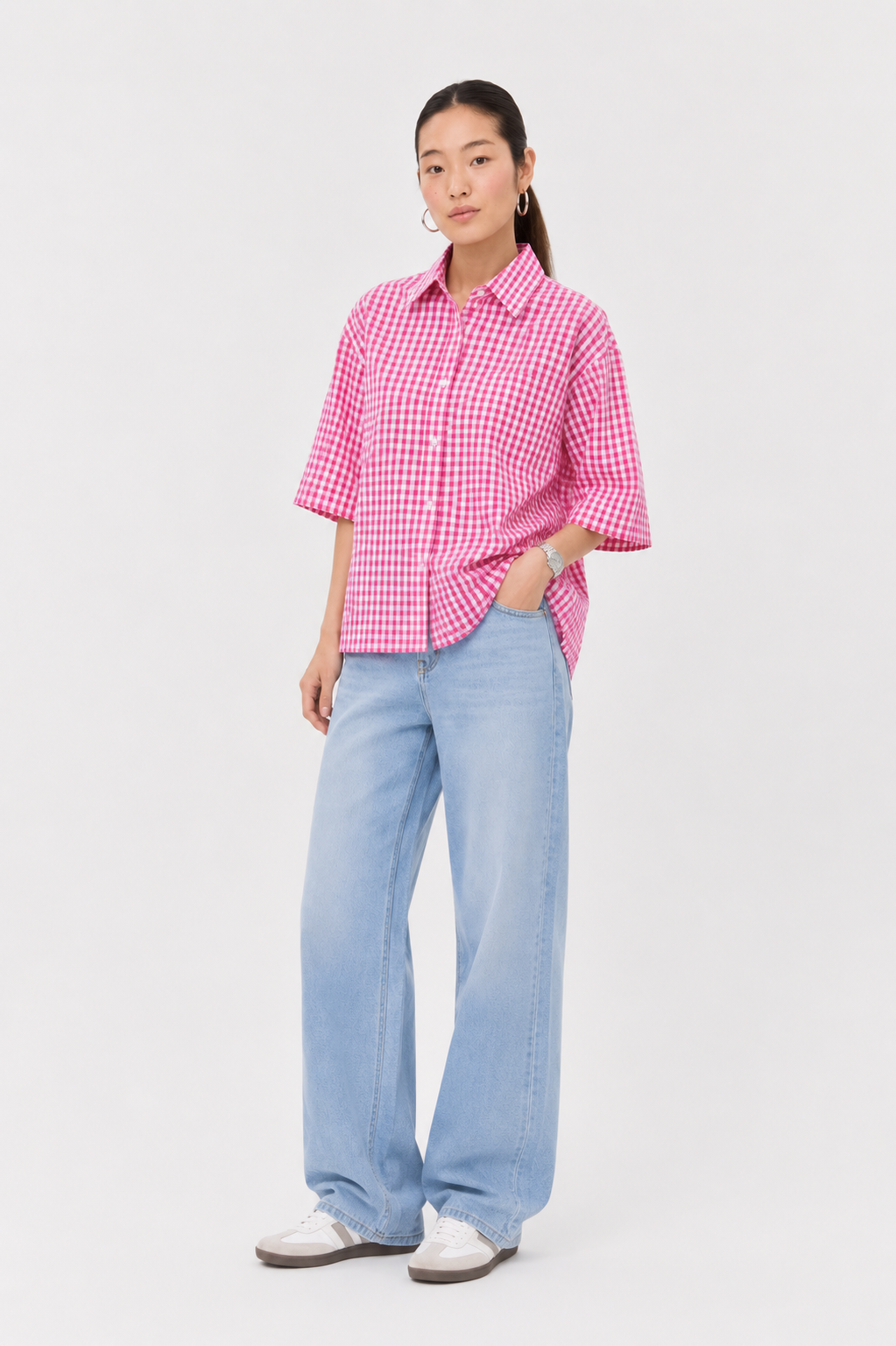 Ghingam Cotton Oxford Shirt