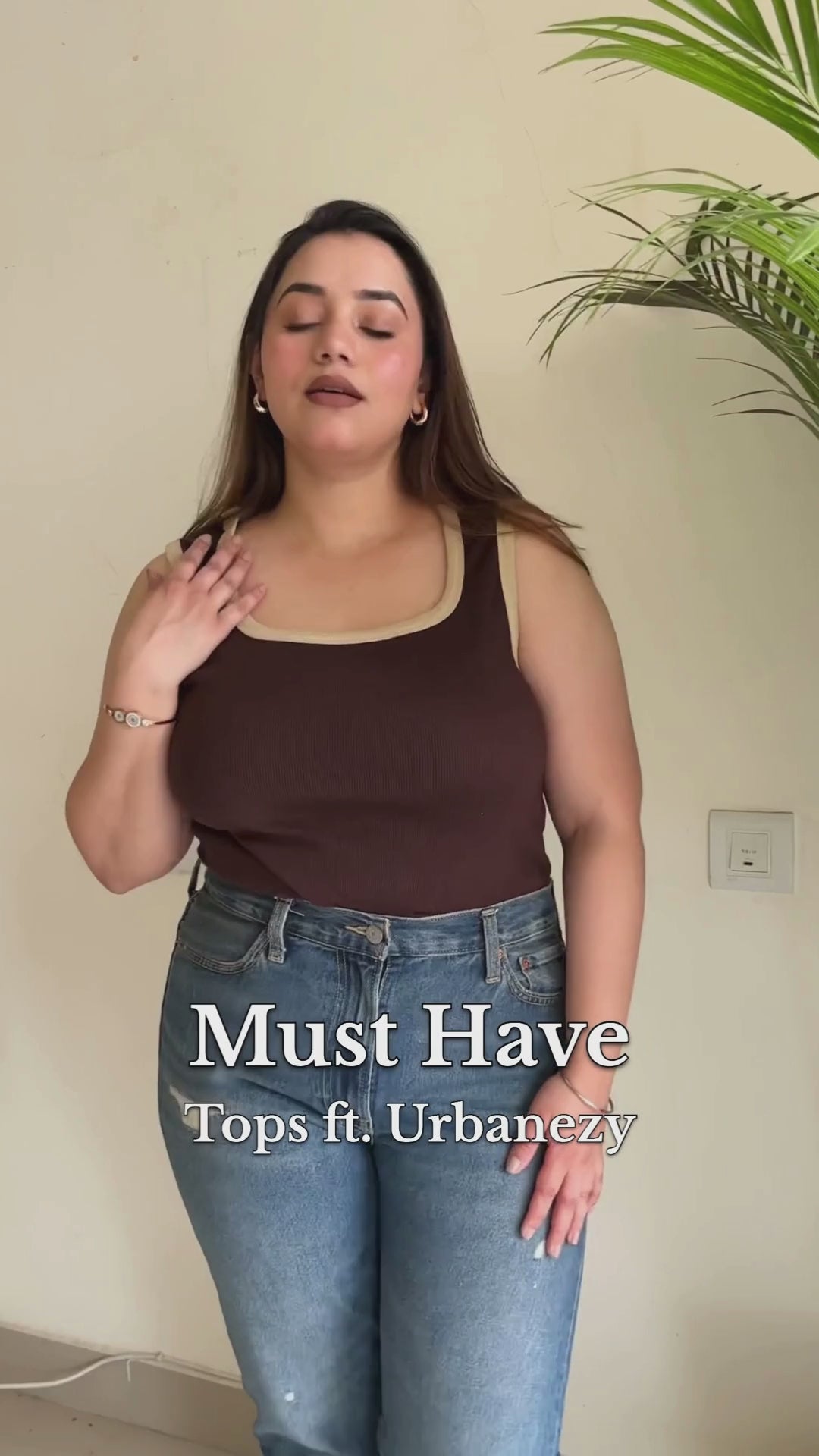 Brown Tank Top