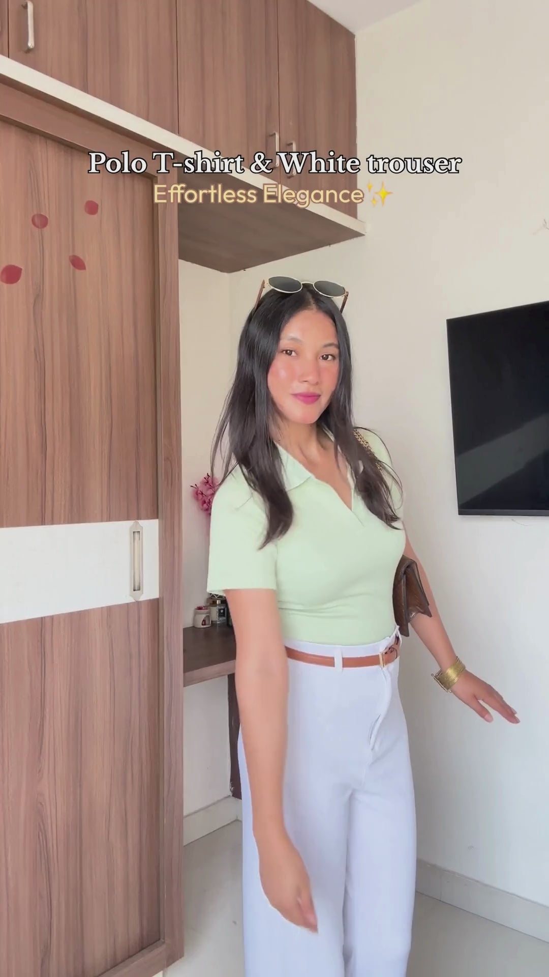 Sage Green Polo T-shirt - URBANEZY