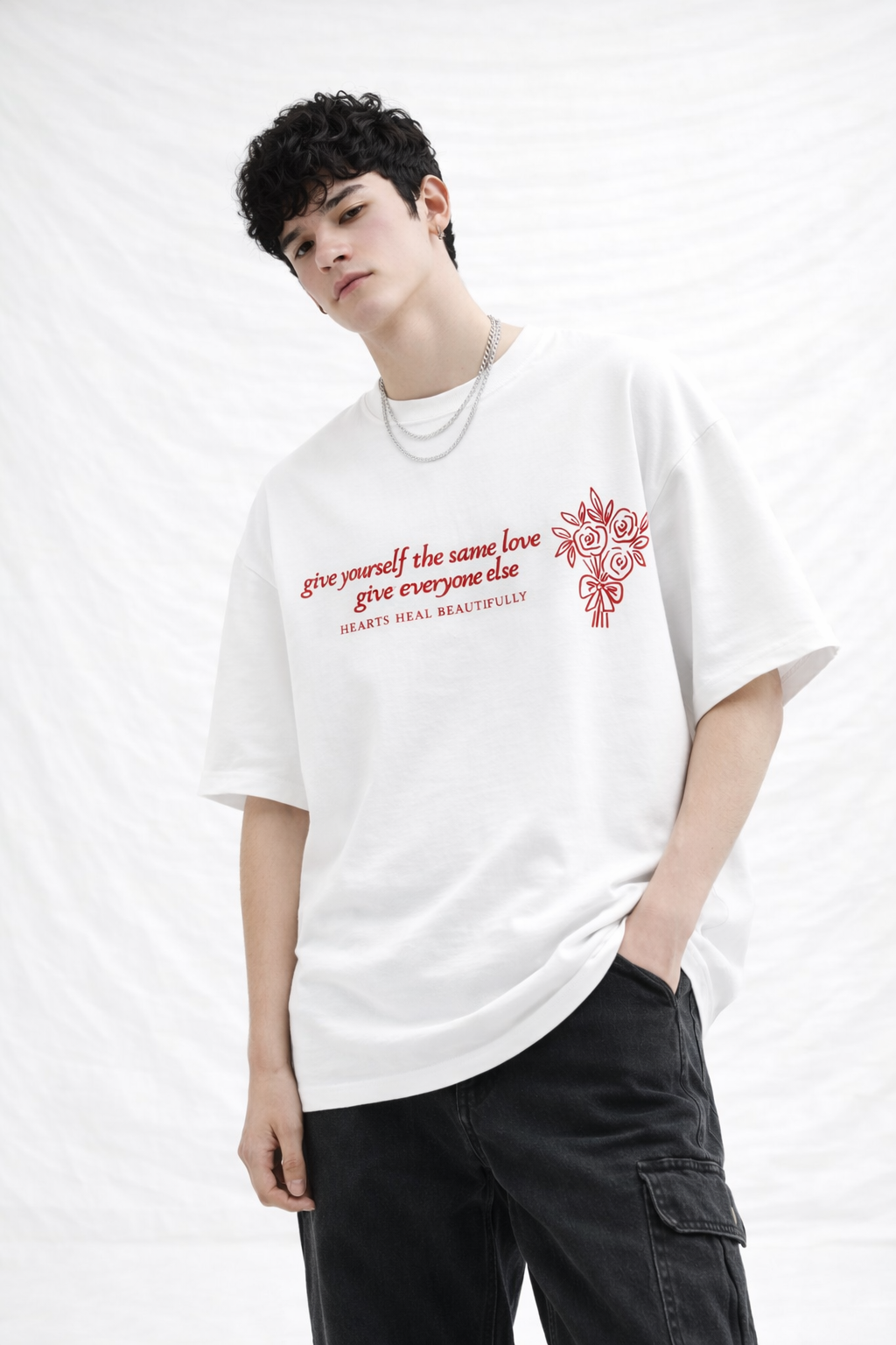 Healing Hearts Oversize t-shirt for Men