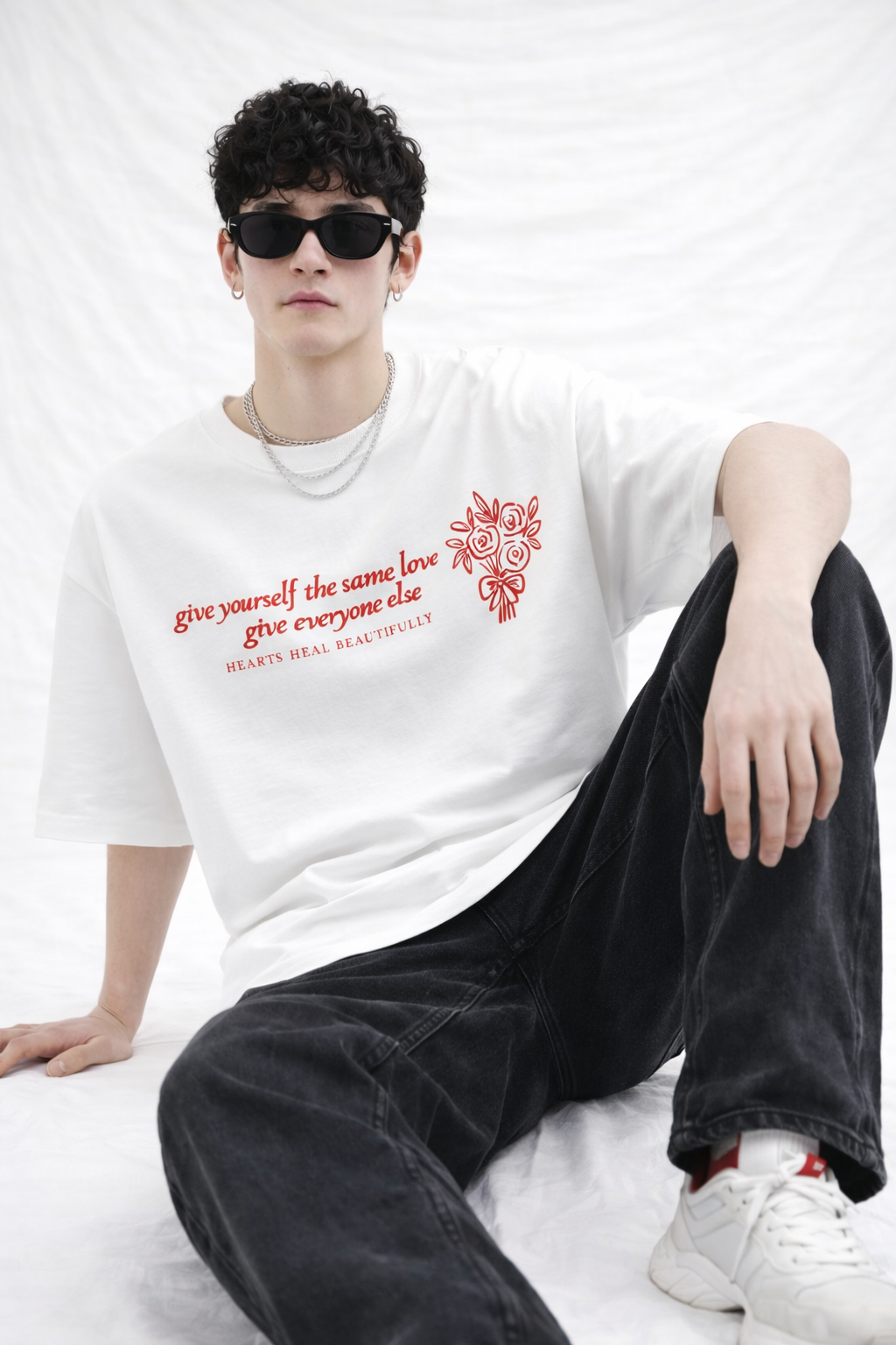 Healing Hearts Oversize t-shirt for Men