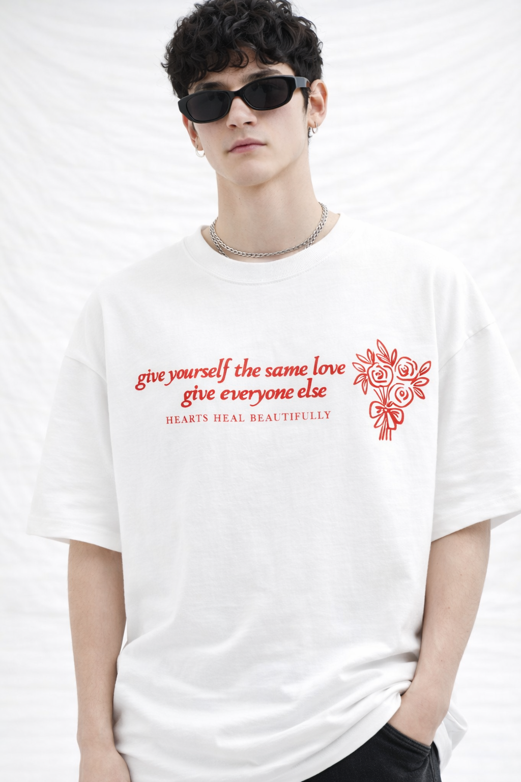 Healing Hearts Oversize t-shirt for Men