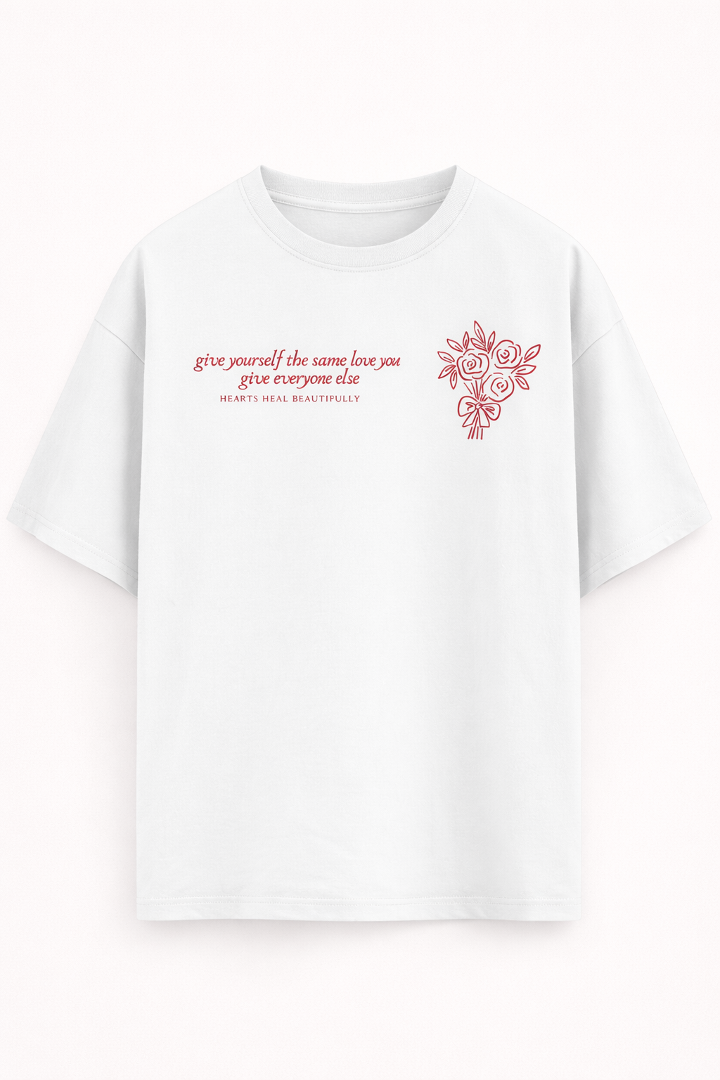 Oversized printed t-shirt for women made with breathable cotton by Urbanezy India