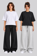 Core Slub Tees — Black & White