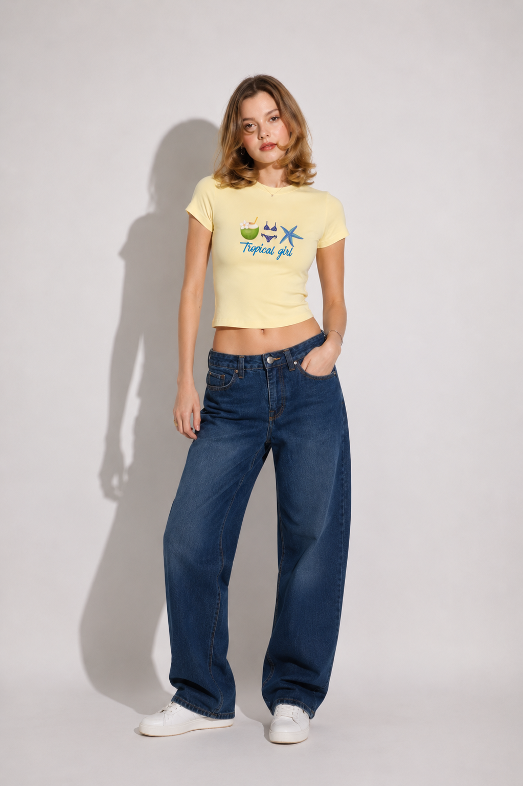 Tropical Girl Baby Tee