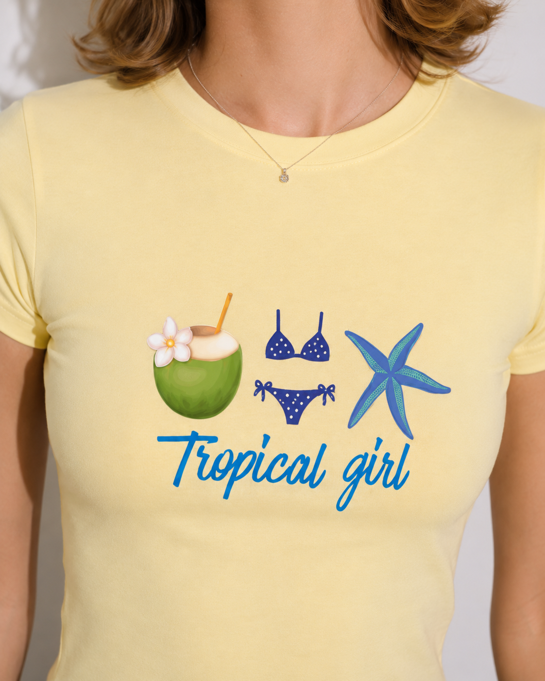 Tropical Girl Baby Tee