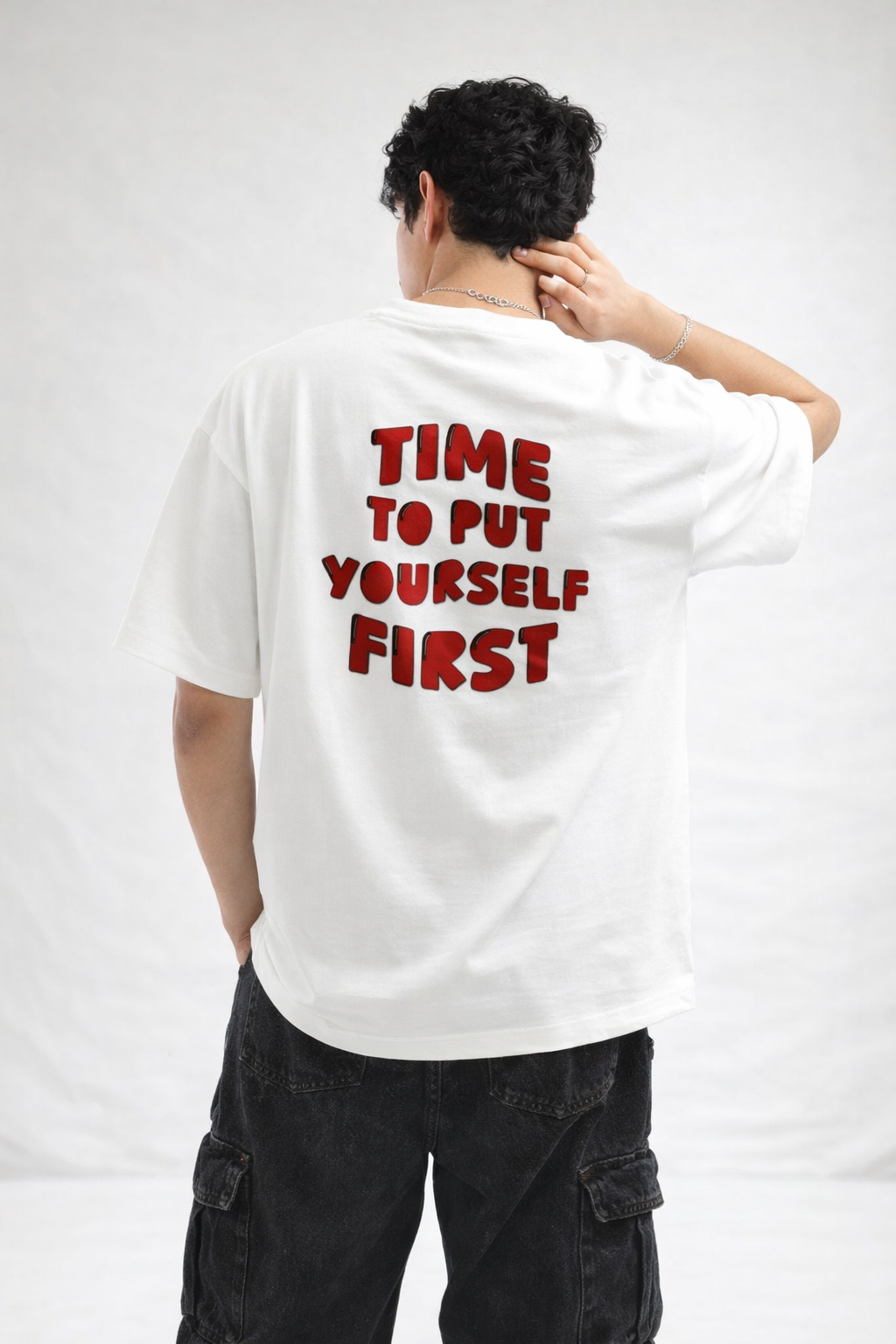 Unbreakable heart oversize t-shirt for Men