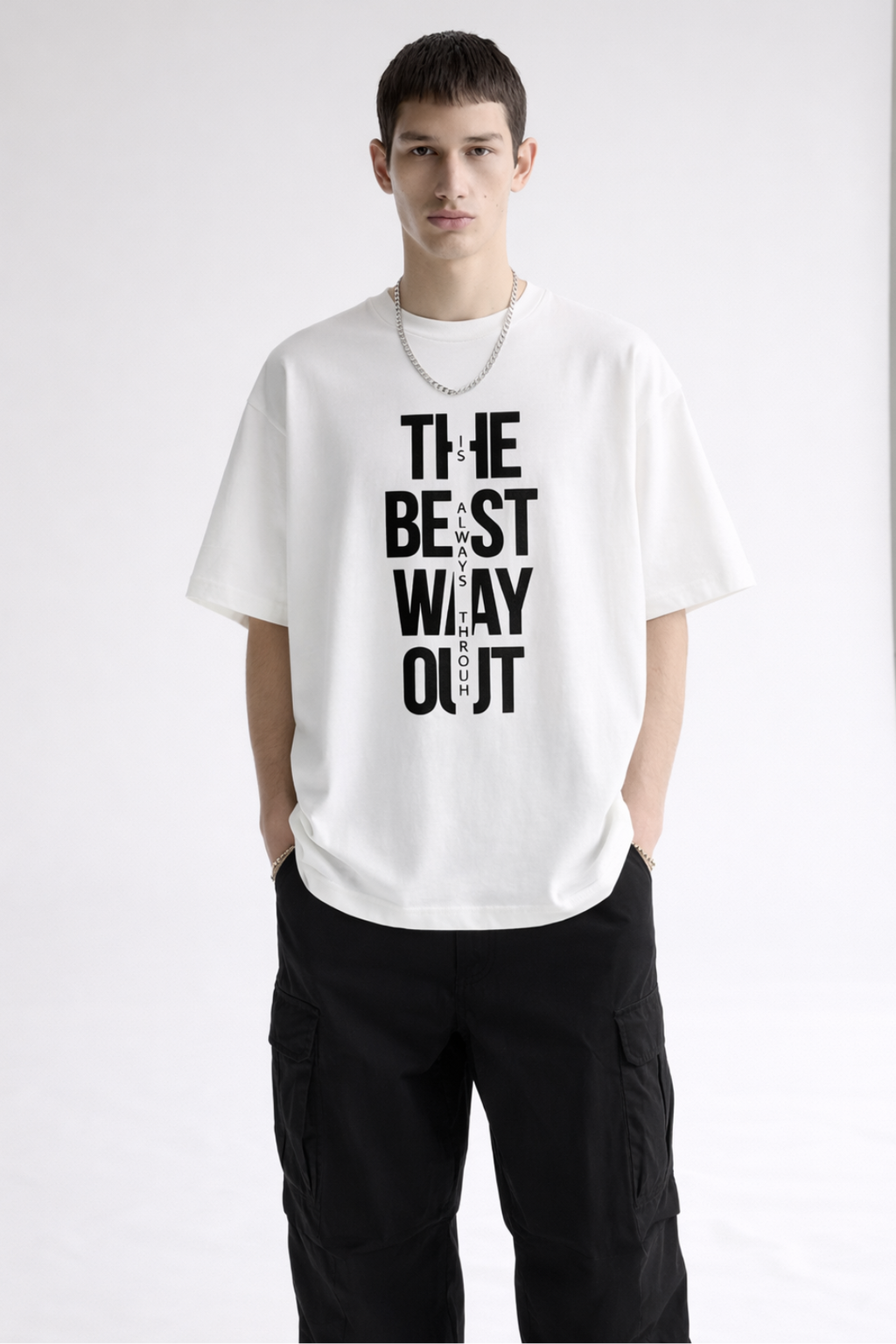The Best Way Out Oversized T-Shirt – Unisex