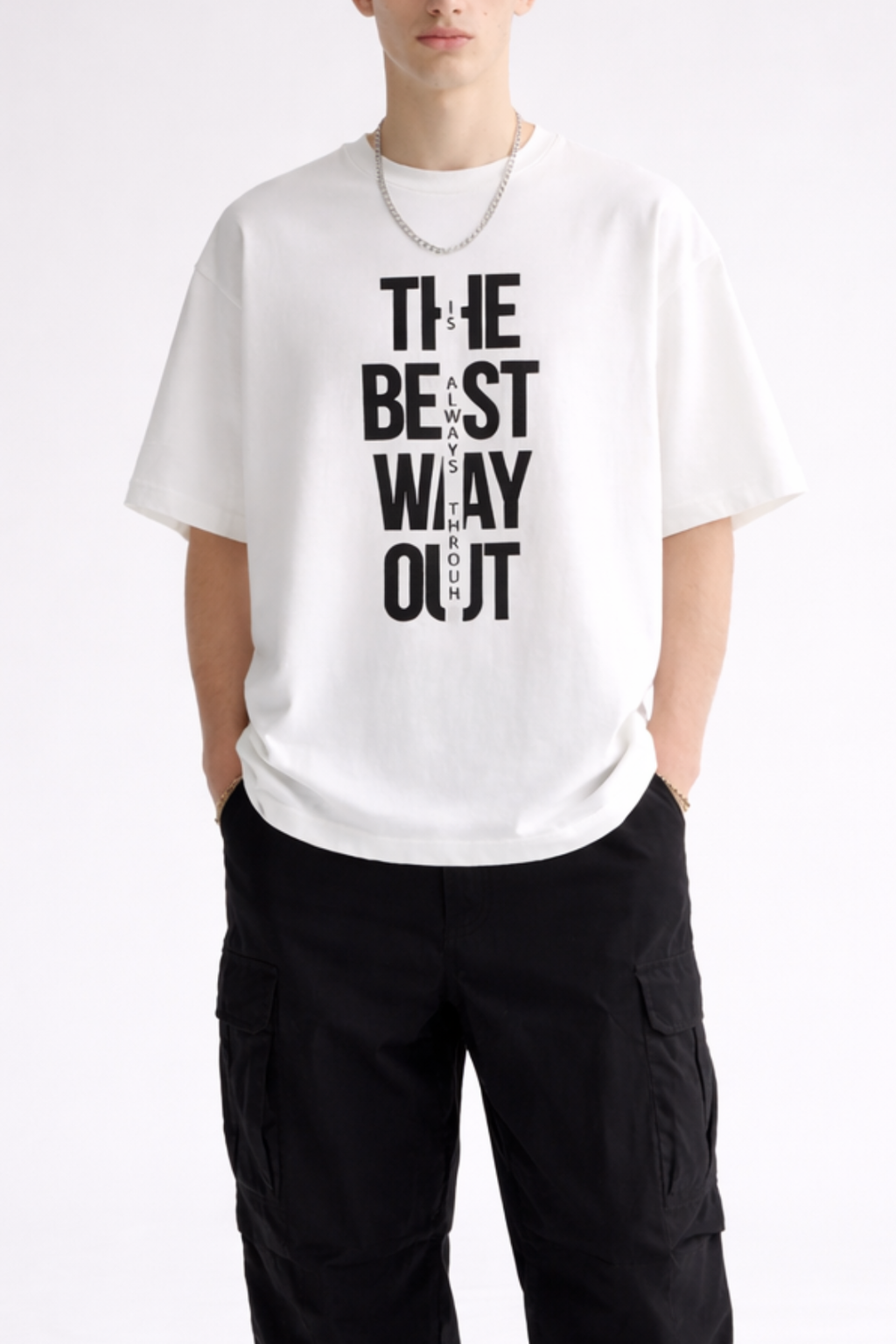 The Best Way Out Oversized T-Shirt – Unisex