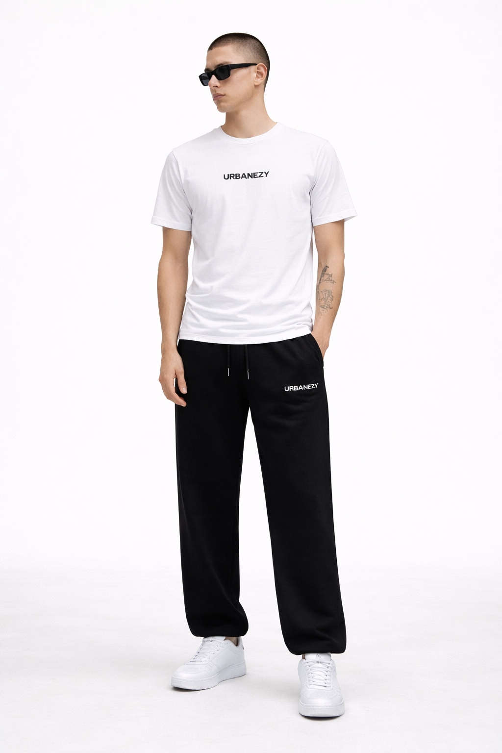 White 100% Cotton Slim Fit T-shirt