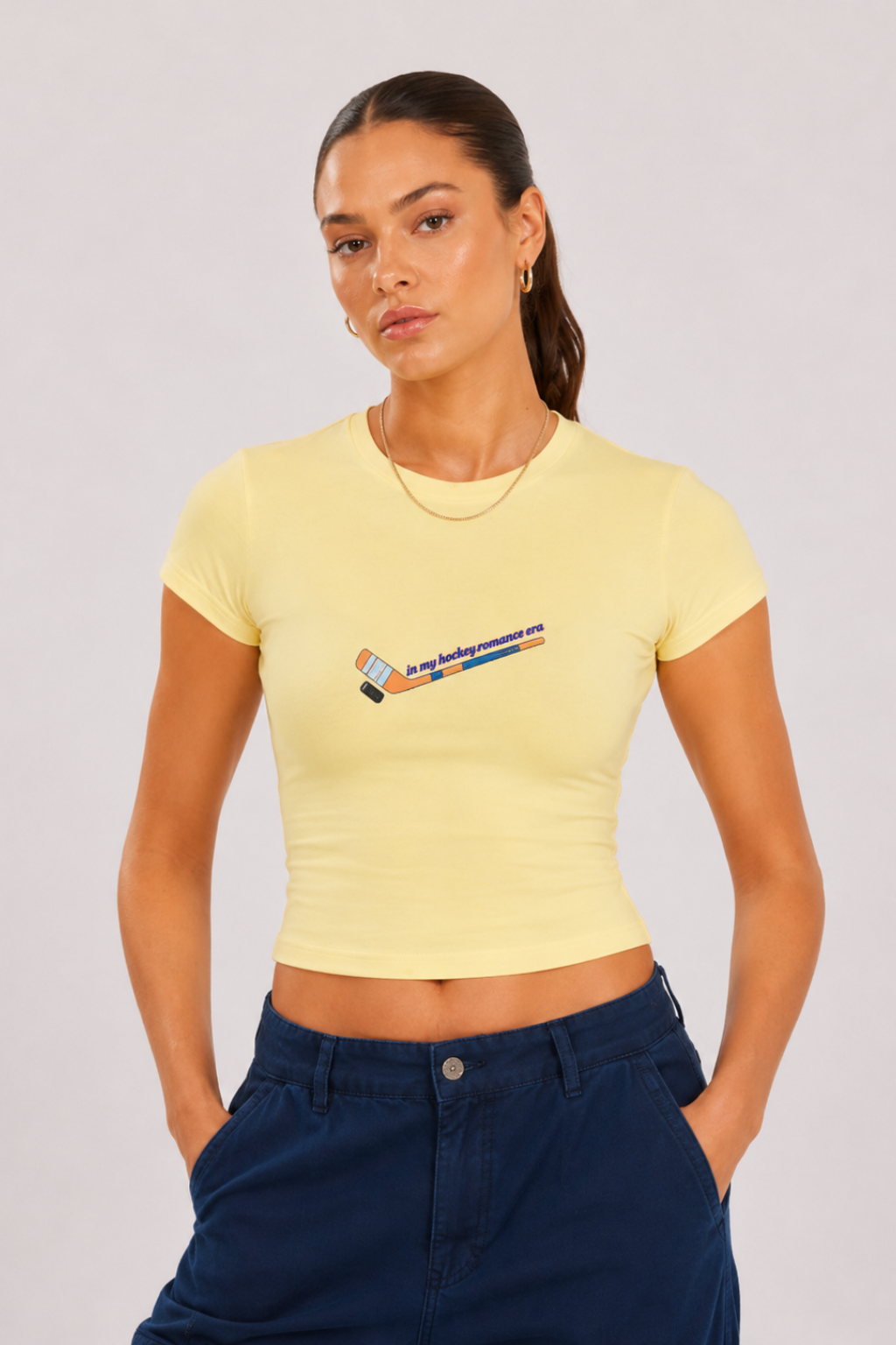 Hockey Romance Era Baby Tee