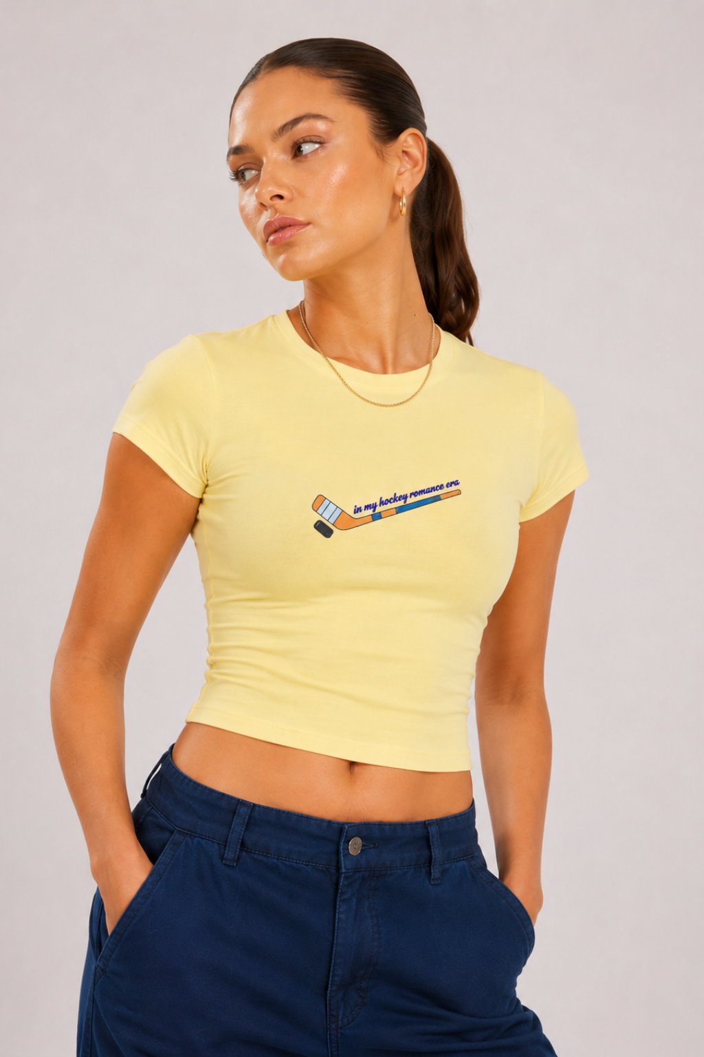 Hockey Romance Era Baby Tee