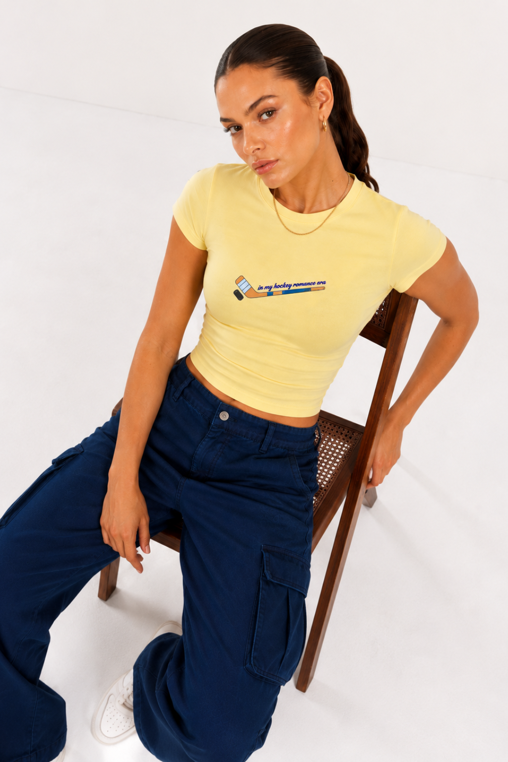 Hockey Romance Era Baby Tee